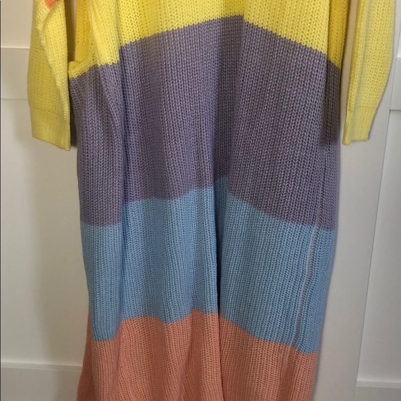 🌈 Color Block Rainbow Cardi - Picture 3 of 3